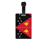 Flag of Papua New Guinea Travel Luggage Tags, Removable Children's School Bags, briefcases, Sports Bag Tags, Golf Bag Privacy Labels
