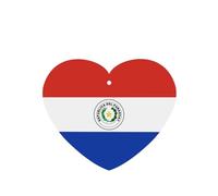 Flag Of Paraguay Car Air Fresheners Cards - 6 Pieces,Cardstock Scented Decor For Cars,Bedrooms, Closets