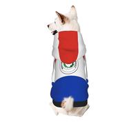 Flag of Paraguay Dog Hoodie for Small, Soft Breathable, Pet Clothes for Small