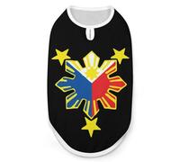 Flag of Philippine Funny Dog Vest Cute Sleeveless Pet Shirt Pullover Cats T-Shirts Tank Tops 2XL