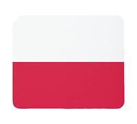 Flag of Poland Mouse Pad Mouse Pad Mouse Mat for Laptop Computer Desk Mate Accessories Black (240x200x4mm) Color: Flag of Poland