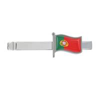Flag of Portugal Design Tie Clip Presented in a Gift Box