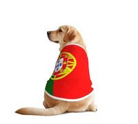 Flag of Portugal Pet T-Shirts for Dogs-Dog Clothes for Large and Medium Dogs, Comfortable Dog Shirts, Perfect for Daily Wear