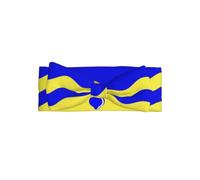 Flag of Prince George Baby Bow Headband-Soft Stretchy for 0-6 Months | Gentle On Sensitive Skin. Cute Design. Perfect For New Mums.