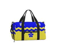 Flag of Prince George Sports Duffel Bag-Weekender with Shoe Compartment