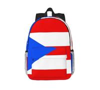 Flag of Puerto Rico Laptop Backpack-Lightweight 15 Inch Travel Daypack
