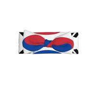 Flag of Republic of Korea Adorable Baby Bow Headband Soft and Stretchy Infant Hair Accessory for 0-6 Months Baby Showers soft skin-friendly elastic