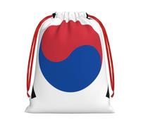 Flag of Republic of Korea Drawstring Gift Bag,Xmas Wedding Birthday Party FavorsM