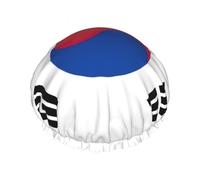 Flag Of Republic Of Korea Hair Cap For Shower, Waterproof Hair Shower Caps For Long Hair, Non-Slip Cute Shower Cap