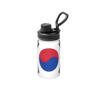 Flag of Republic of Korea Print 12 Oz Insulated Double Walled Stainless Steel Metal Water Bottle for Cold Hot Drink
