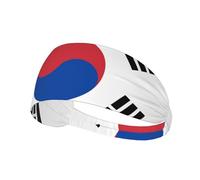 Flag of Republic of Korea Printed Elastic Sports Headband â€“ Ideal for running, tennis, yoga and indoor fitness