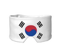 Flag of Republic of Korea Printed Slumber Eye Shield, Reversible Sleep Gear, Light Blocking Headwrap, for Travel Comfort