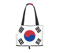 Flag of Republic of Korea Small pet carrier suitable for shopping malls airplanes buses and subways