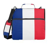 Flag of Réunion 3 Ringing 1.5 inch Organizer Binder with Handle Waterproof School Supplies Organizer for School and Office