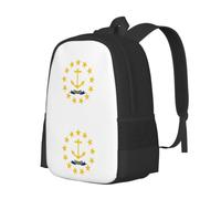 Flag of Rhode Island Lightweight Casual Rucksack-Large Capacity Daypack
