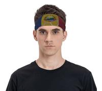 Flag of Romania Headband for Men Women Sport Sweatband for Travel Yoga Fitness Cycling Basketball Football Exercise Moisture Wicking Hairbands