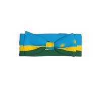 Flag of Rwanda All-over printed baby bow headband matches any outfit for babies, toddlers and kids
