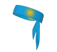 Flag of Rwanda Sport Anti-Sweat and Anti-Slip Hair Bands for Men and Women Workout Running Sports