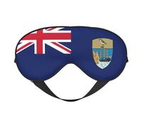 Flag of Saint Helena 4 Flag of Saint Helena Sleep Masks Adjustable Strap Soft Eye Mask for Women Men Travel Work Home
