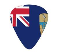 Flag Of Saint Helena Guitar Picks Plectrums For Guitar Bass 12 Pack