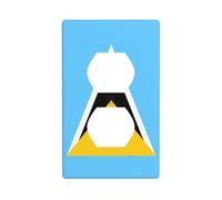 Flag of Saint Lucia Printed Wall Plate PC Material Impact Resistant UK Standard Heat Resistant Residential Commercial