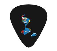 Flag Of Saint Pierre Miquelon Guitar Picks Plectrums For Guitar Bass 12 Pack