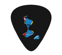 Flag Of Saint Pierre Miquelon Guitar Picks Plectrums For Guitar Bass 12 Pack
