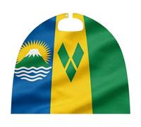 Flag of Saint Vincent And The Grenadines Cute Halloween Cape