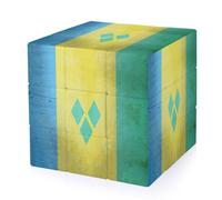 Flag of Saint Vincent And The Grenadines Funny 3-D Puzzles Speed Cube for Adults