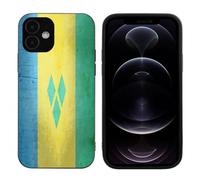Flag of Saint Vincent And The Grenadines Slim Phone Case Suitable for iPhone 12 Series