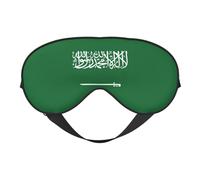 Flag of Saudi Arabia Eye Mask, Sleep Mask for Men Women 100% Blackout, No Pressure On Eyes, Soft & Breathable