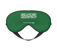 Flag of Saudi Arabia Sleep Eye Mask Comfortable Eyes Hade for Sleeping,Light Blocking Sleep Mask with Adjustable Strap