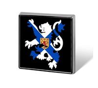 Flag of Scotland Lion Rampant Square Badge Funny Button Pins Brooch