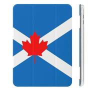 Flag of Scottish Canadians Slim Tablet Cases Compatible with iPad Mini4/5（7.9in）Mini6（8.3in） With Pencil Holder Protective Cover