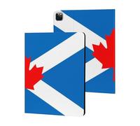 Flag of Scottish Canadians Slim Tablet Cases Compatible with iPad Series Without Pencil Holder Protective Cover Compatible with iPad Pro 2020/2021/2022 (12.9in)