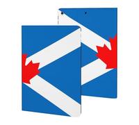 Flag of Scottish Canadians Slim Tablet Cases Compatible with iPad Series Without Pencil Holder Protective Cover Compatible with ipad 2019/2020/2021(10.2in)