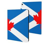 Flag of Scottish Canadians Slim Tablet Cases Compatible with iPad Series Without Pencil Holder Protective Cover Compatible with ipad Air5/air4 (10.9in) /ipad Pro 2018(11in)