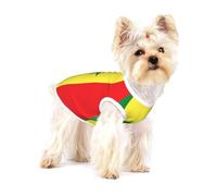 Flag of Senegal Full Print Cotton Pet Vest M Dog Cat Clothes Soft Elastic Breathable Pullover Pet