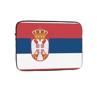 Flag of Serbia Laptop Bag Handheld Portable Briefcase Shockproof Protective Sleeve Computer Inner Bag for 15 inch inch Laptop