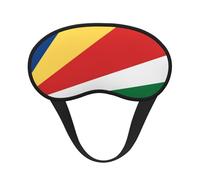 Flag of Seychelles Blackout Sleep Mask for Comfort Soft Indoor Outdoor Camping Travel Shift Change