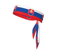 Flag of Slovakia Headbands,Sports Head Tie,Headband for Men and Women,Hair Band for Running, Workout, Football