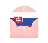 Flag of Slovakia Print Greeting card Blank card with envelope,Unique Designs for Festivals Invitations