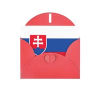 Flag of Slovakia Print Greeting card Blank card with envelope,Unique Designs for Festivals Invitations