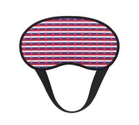 Flag of Slovakia Print Unisex Washable Eye Mask Sleeping Light-Blocking Cover for Home Hotel Camping