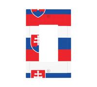 Flag of Slovakia Printed Decorative Switch Covers-Durable Single and Double Socket Plates for Light SwitchesStyle U