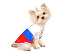 Flag of Slovenia Pet Breathable Sleeveless T-shirt M for Small Dogs and Cats Soft, Lightweight, Stylish