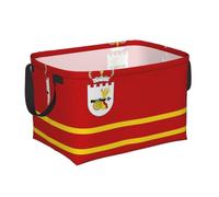 Flag of Smolensk Storage Basket-Foldable Fabric Bin for Home