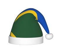Flag of Solomon Islands Christmas Hat - Classic Santa Xmas & New Year Party Headwear - Perfect for Holiday Celebrations, Halloween