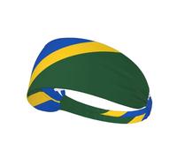 Flag of Solomon Islands Print Elastic Exercise Headband - Breathable, and Stylish Sports Headband for Summer Cycling, Yoga, Running