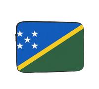 Flag of Solomon Islands Printed Laptop Protective Case Portable Laptop Bag Suitable for Everyday Use 10 inch